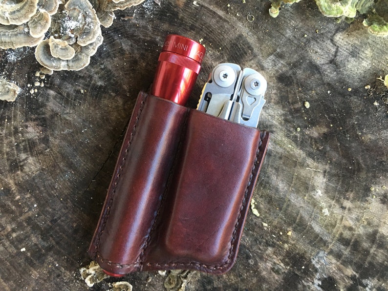 Custom Sheath for Leatherman Multi Tool and Flashlight Etsy