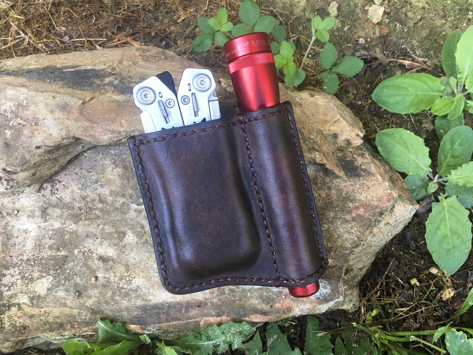 Custom Sheath for Leatherman Multi Tool and Flashlight Etsy