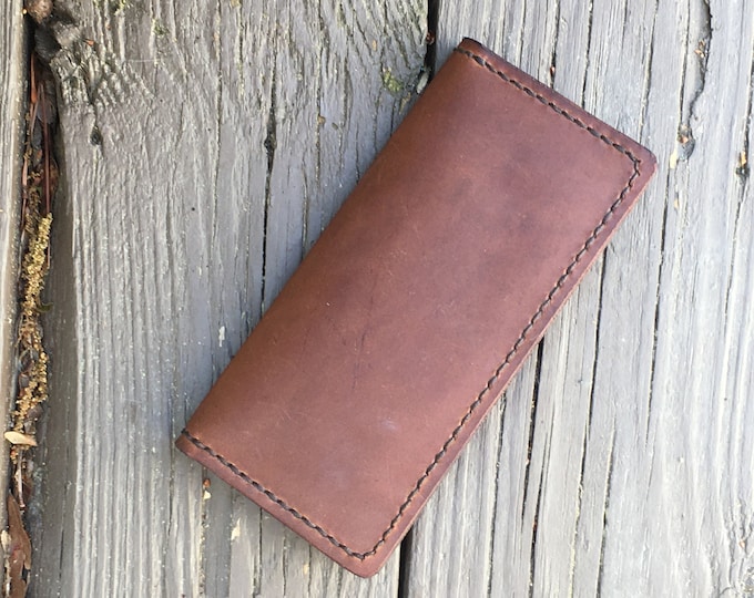 Custom Handmade Leather Roper Wallet, American Made