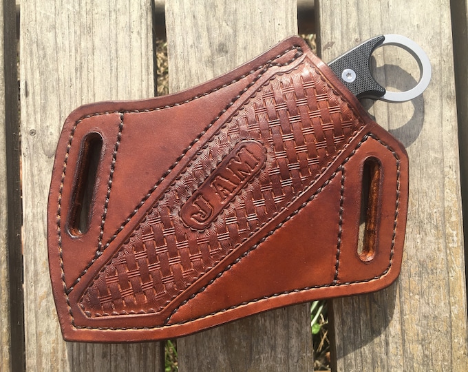 Leather Knife Sheath, American Made