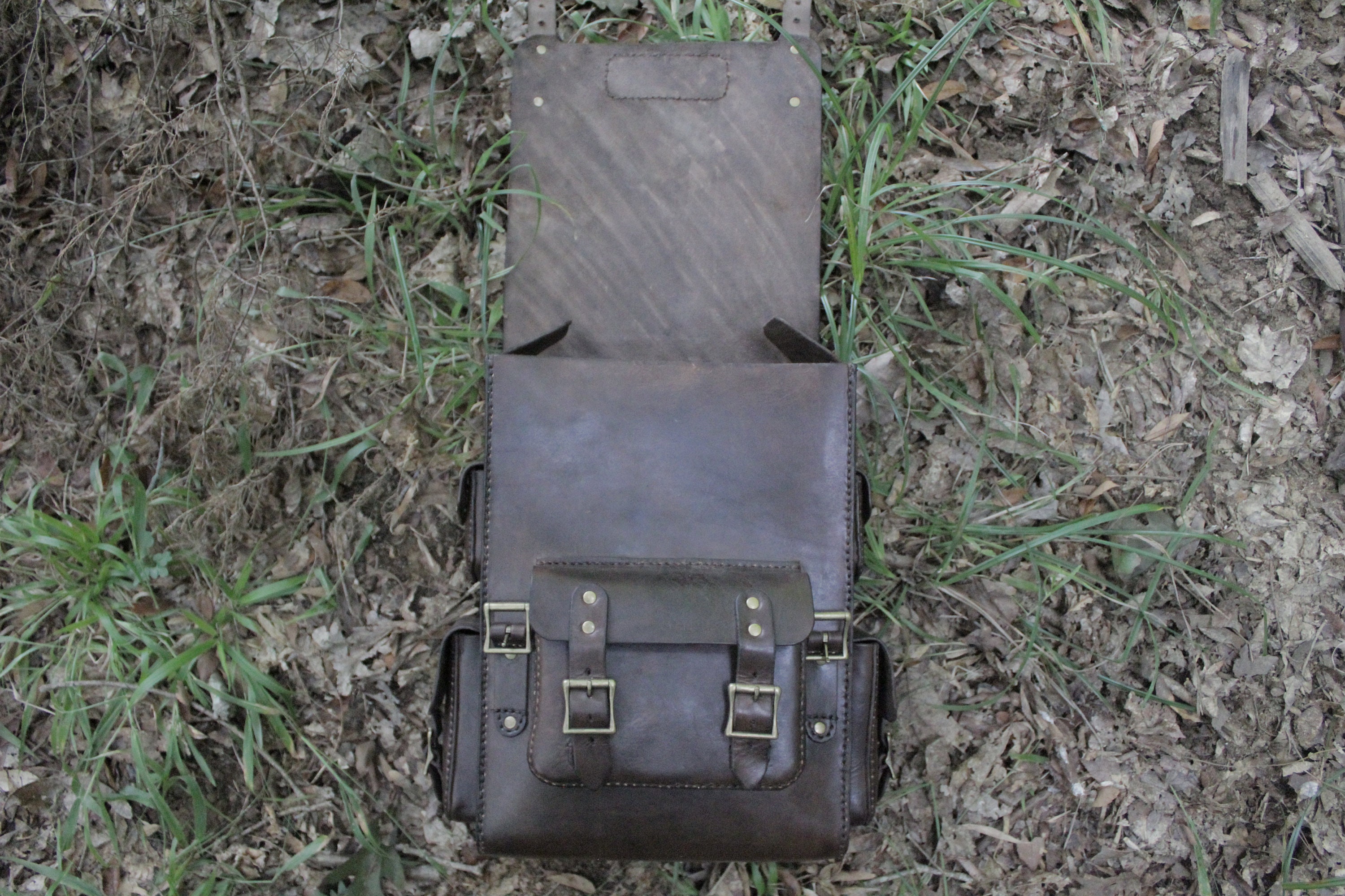 American Made Leather Backpack Etsy