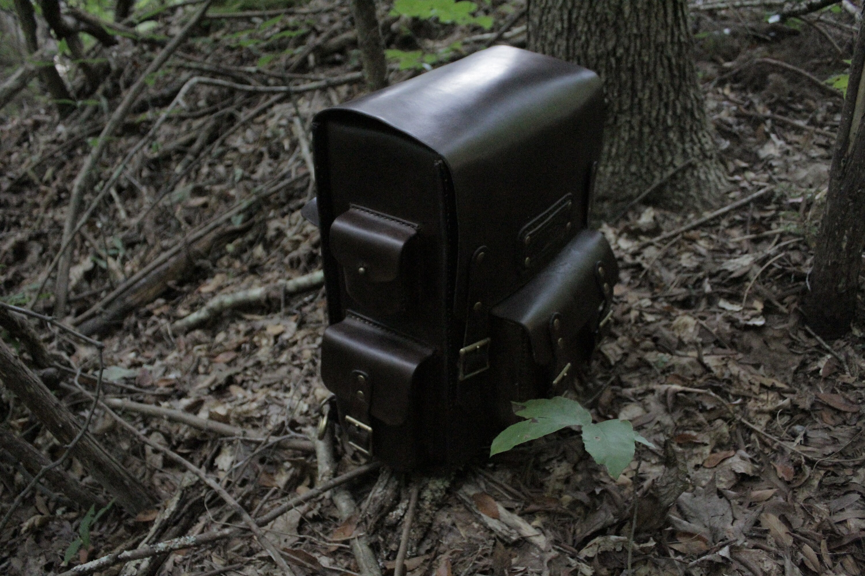American Made Leather Backpack Etsy