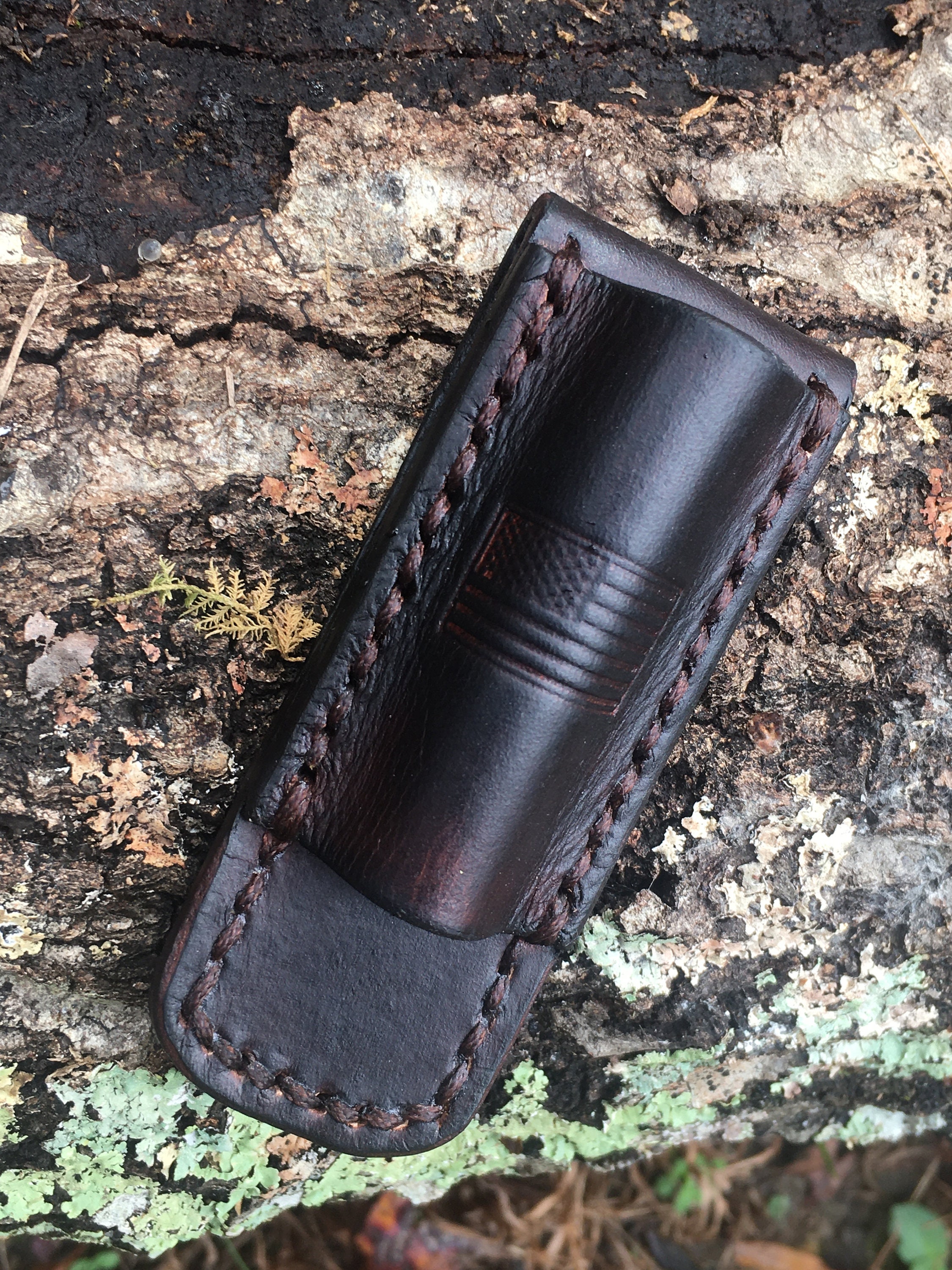 SHFerro Leather Sheath with Ferro Rod — High quality handmade