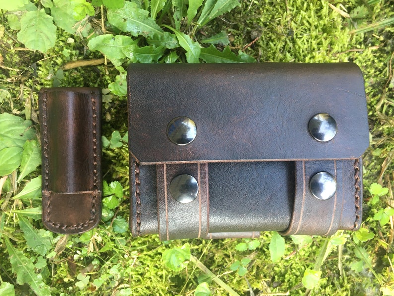 Ferro Rod Leather Sheath EDC Every Day Carry Belt Sheath Etsy