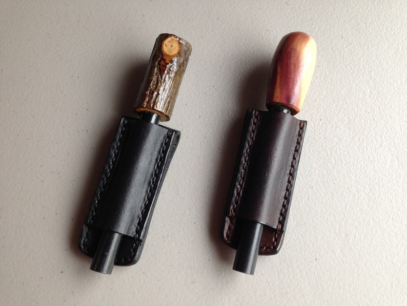 Ferro Rod Leather Sheath EDC Every Day Carry Belt Sheath Etsy