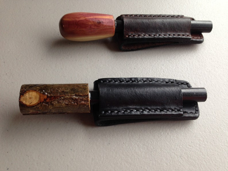 Ferro Rod Leather Sheath EDC Every Day Carry Belt Sheath Etsy