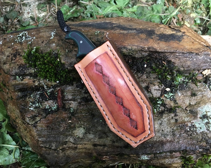 Custom Leather Knife Sheath, American Made