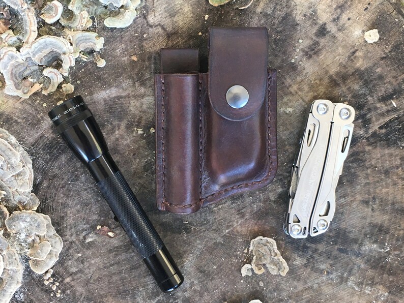 Custom Sheath for Leatherman Multi Tool and Flashlight EDC Etsy