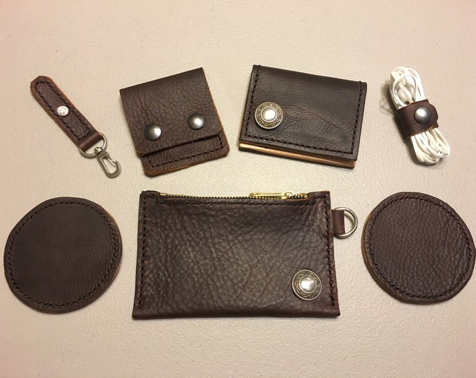 American Made Water Buffalo Leather Kit for Home or Office EDC