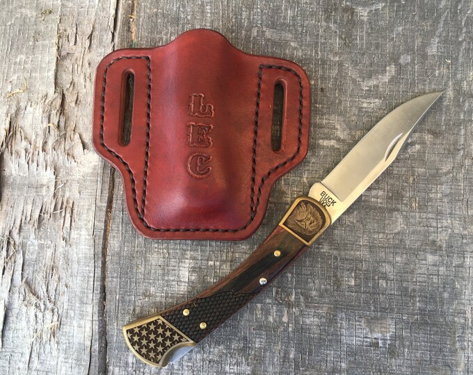 Buck 110 Leather Sheath, American Made