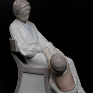 1915-1947 Early Bing Grondahl Porcelain Figurine Mother & Child #1642