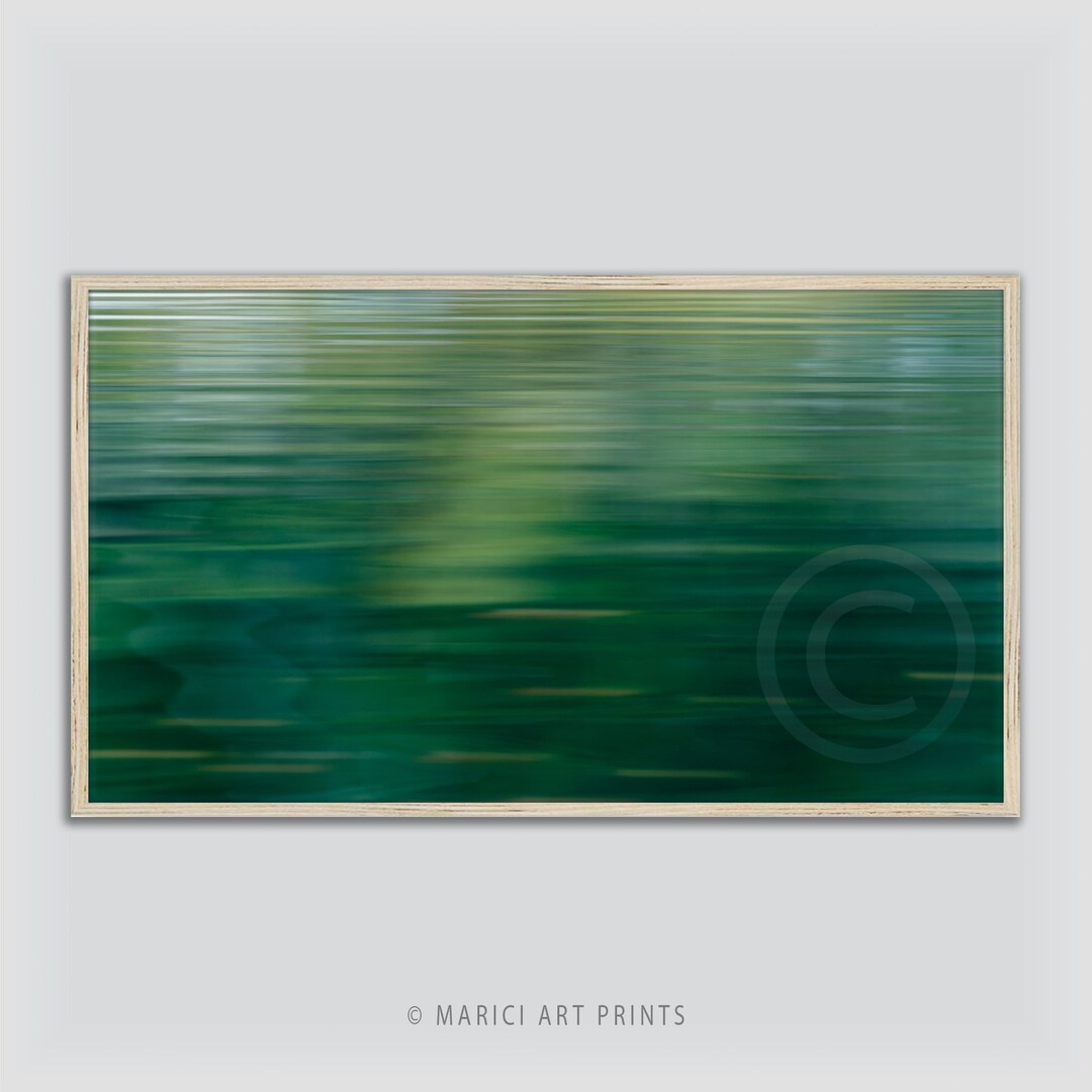 Water Surface Art Samsung the Frame TV Cover TV Art Frame TV Etsy