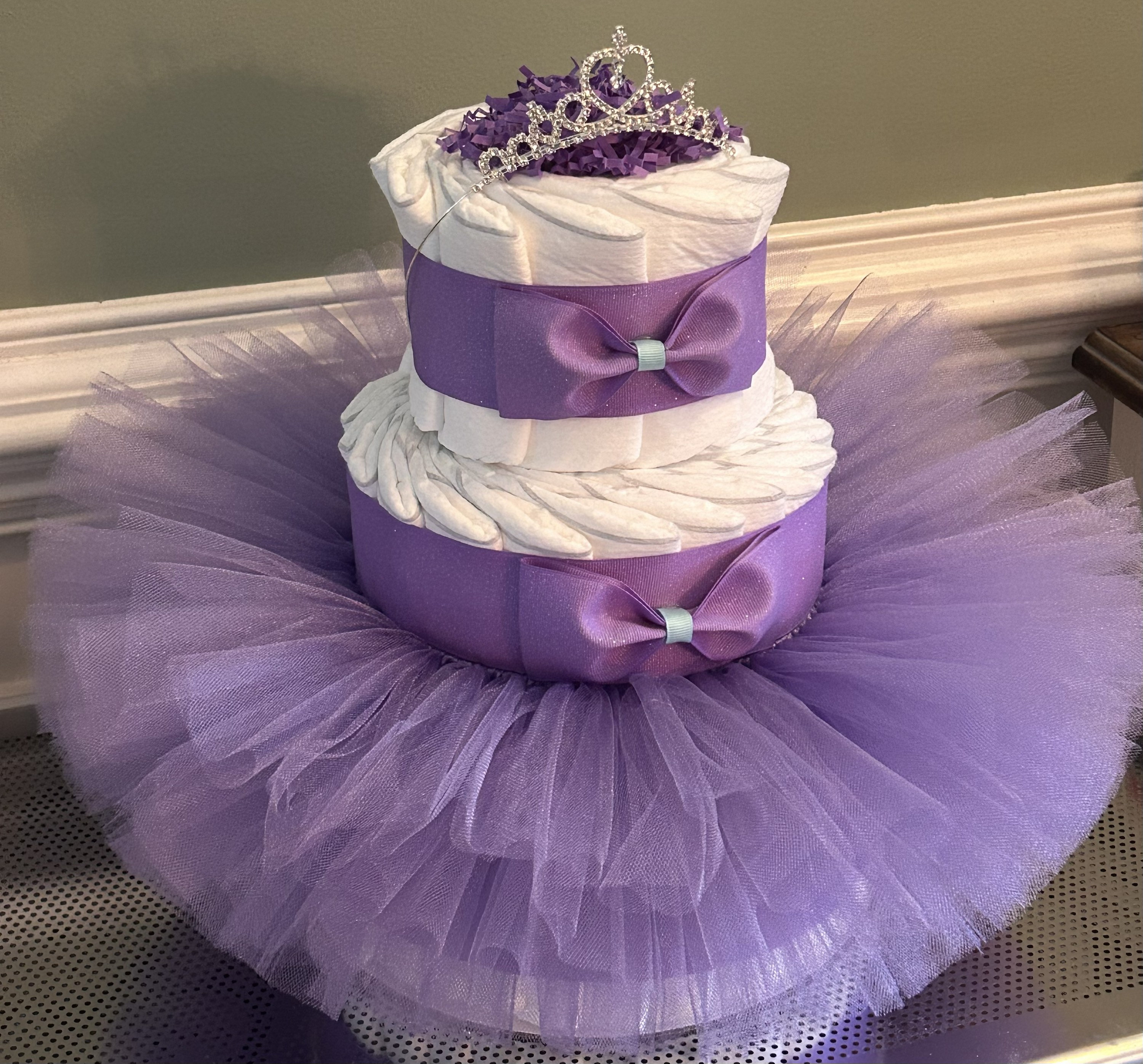 ballerina diaper cake