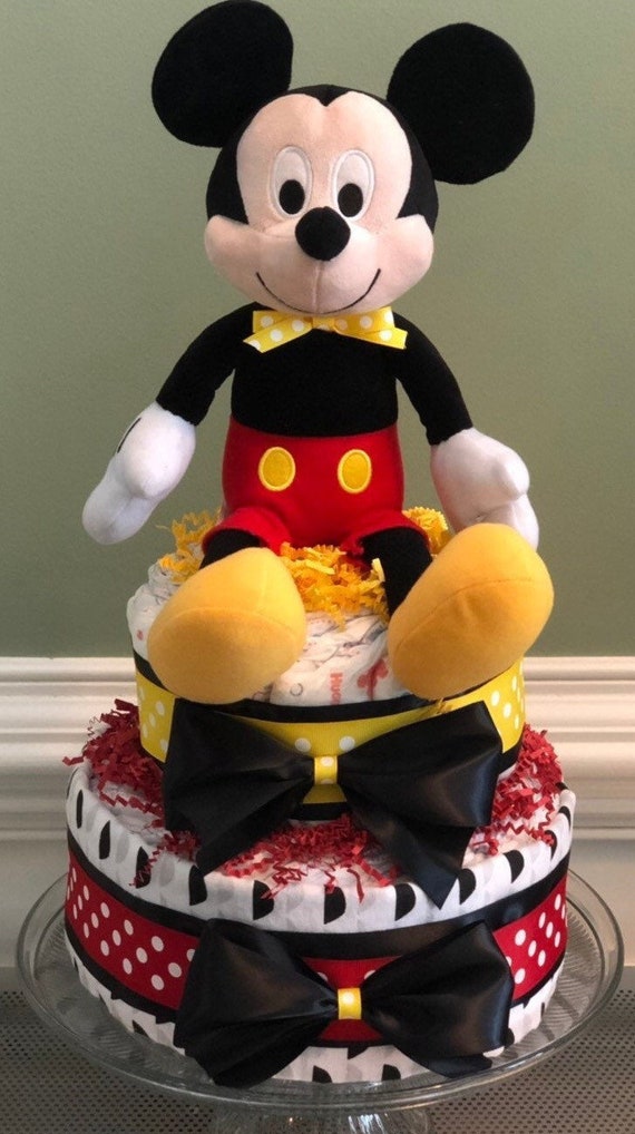 mickey diaper cake