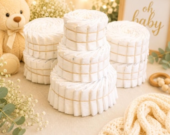 DIY Diaper Cake Kit: Undecorated Baby Shower Gift
