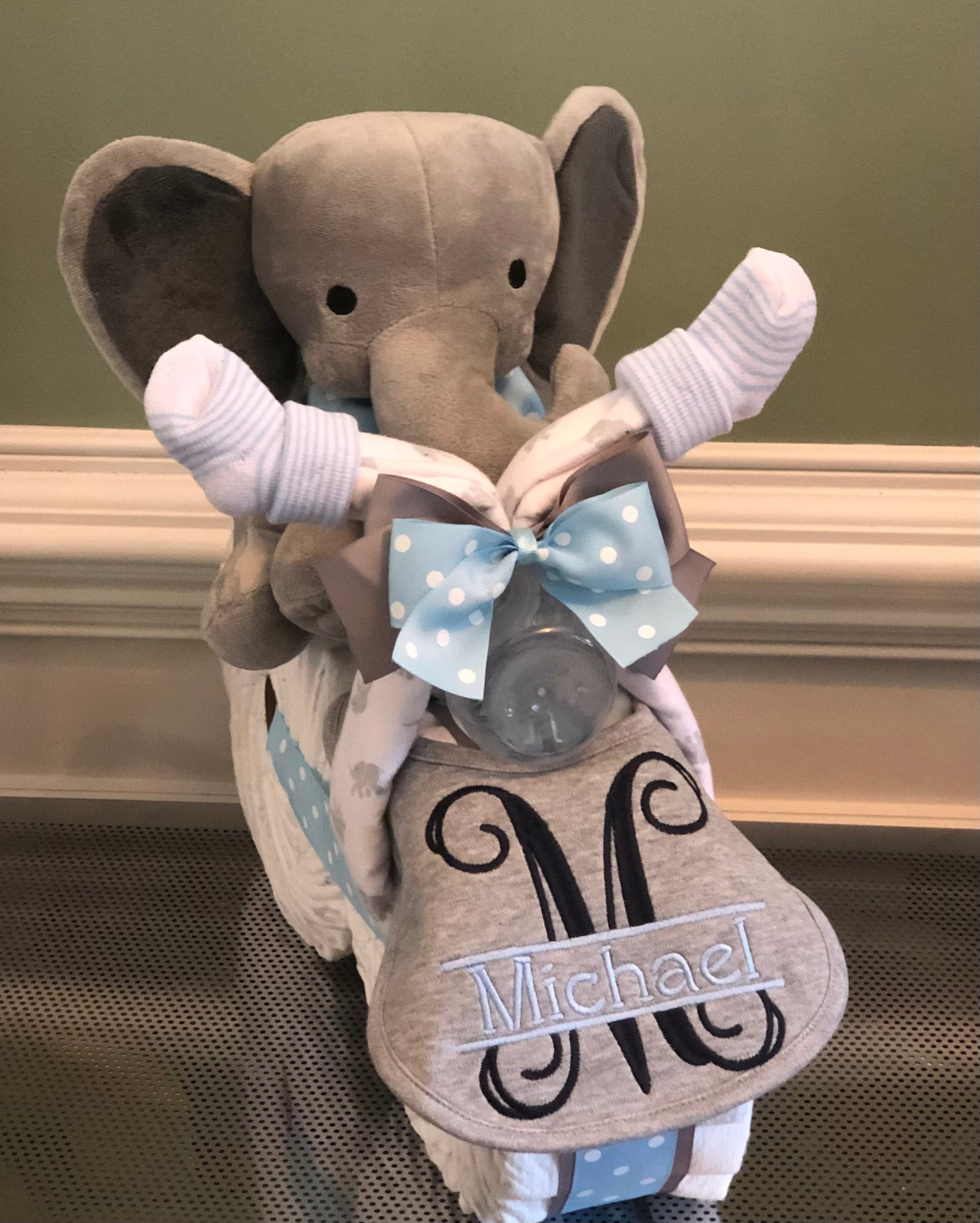Diaper Motorcycle With Diapers Baby Shower Centerpiece Bicycle