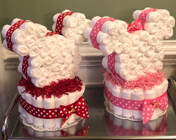 minnie diaper cake