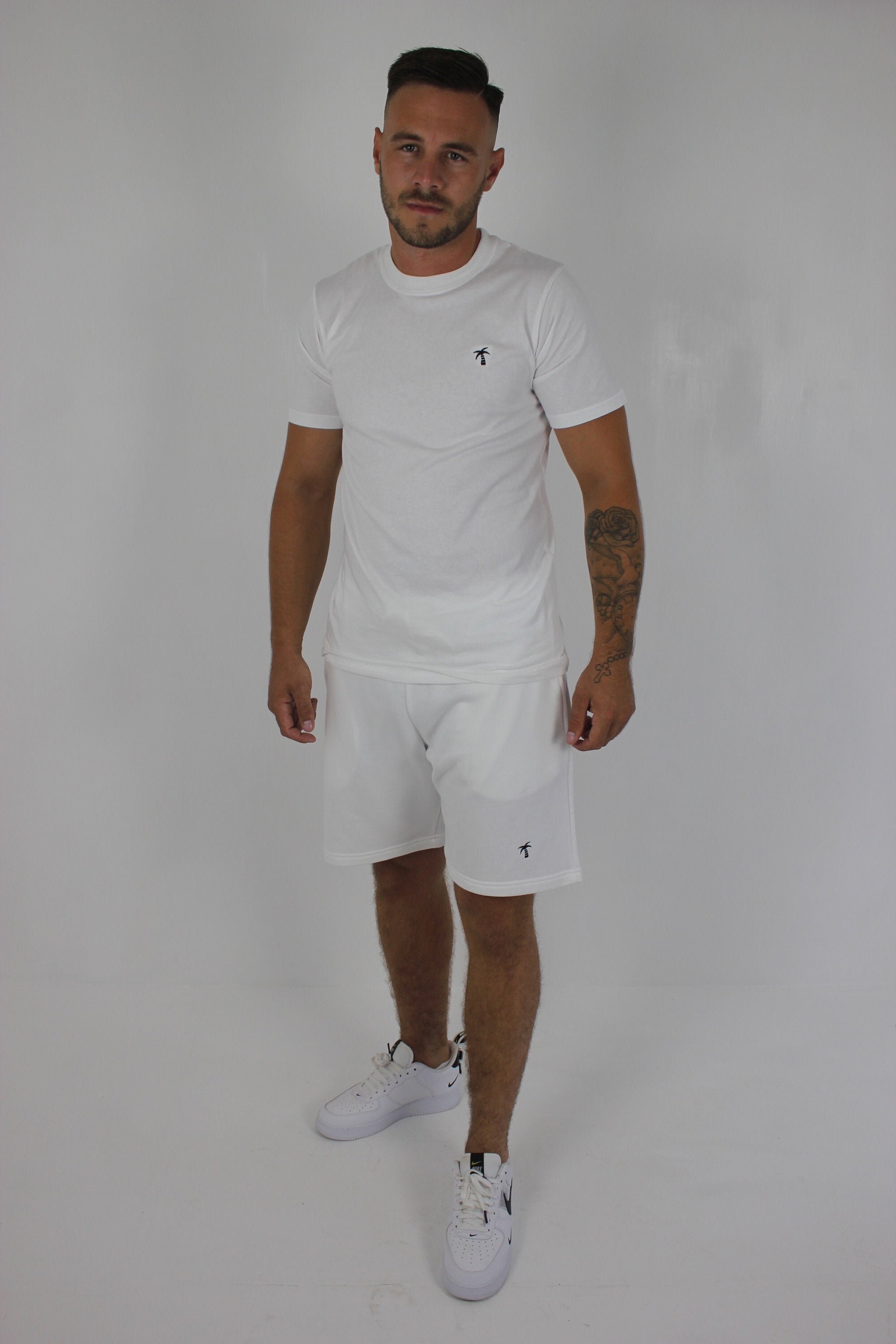 mens twin set shorts and top