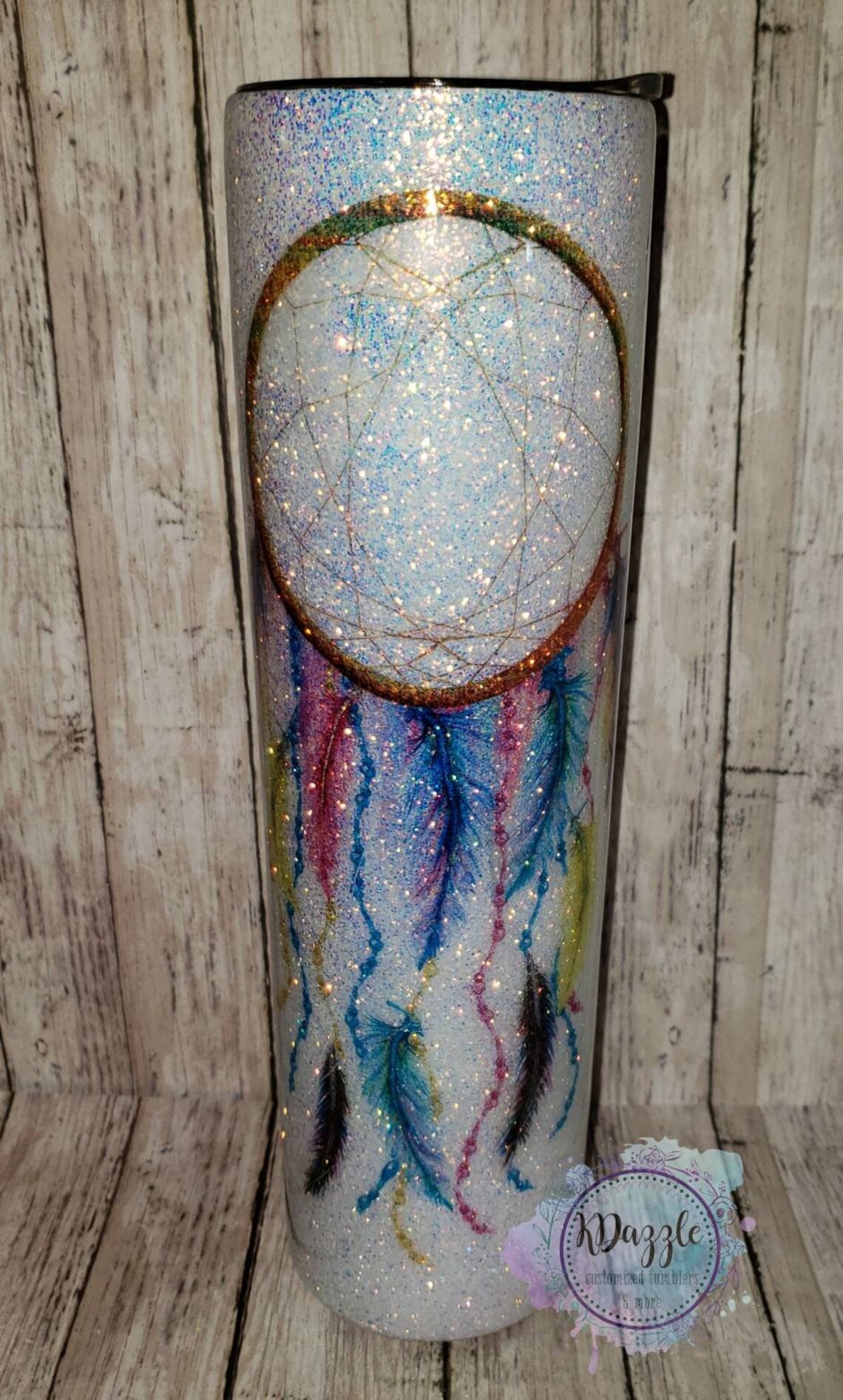 Dream Catcher Tumbler Watercolor Dream Catcher Stainless Etsy