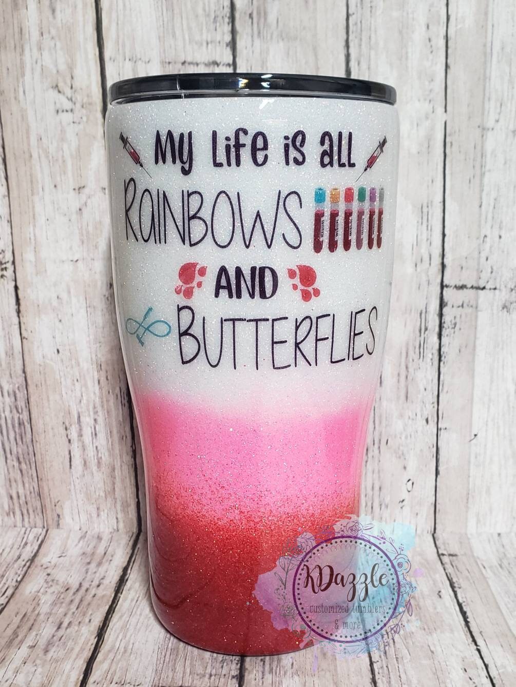 Phlebotomy Phlebotomist Tumbler My Life is All Butterflies - Etsy