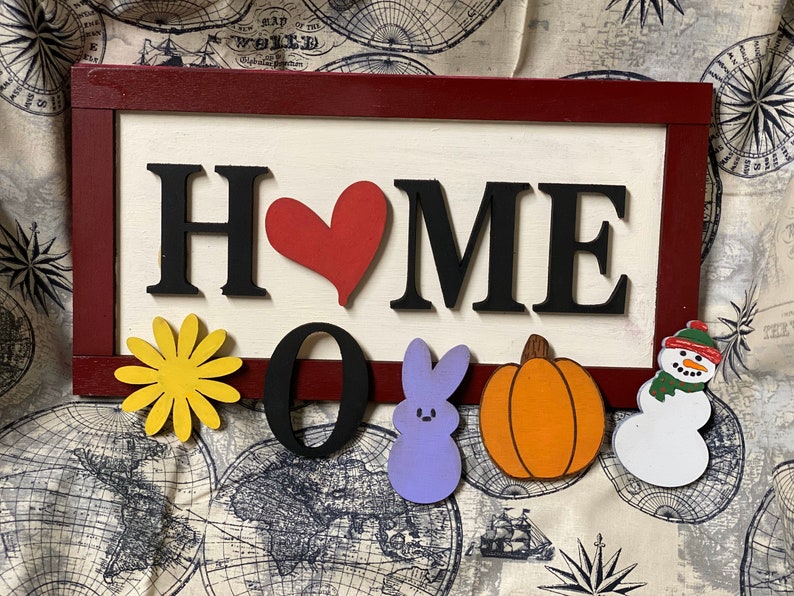 Home Seasonal Do-it-Yourself Sign.