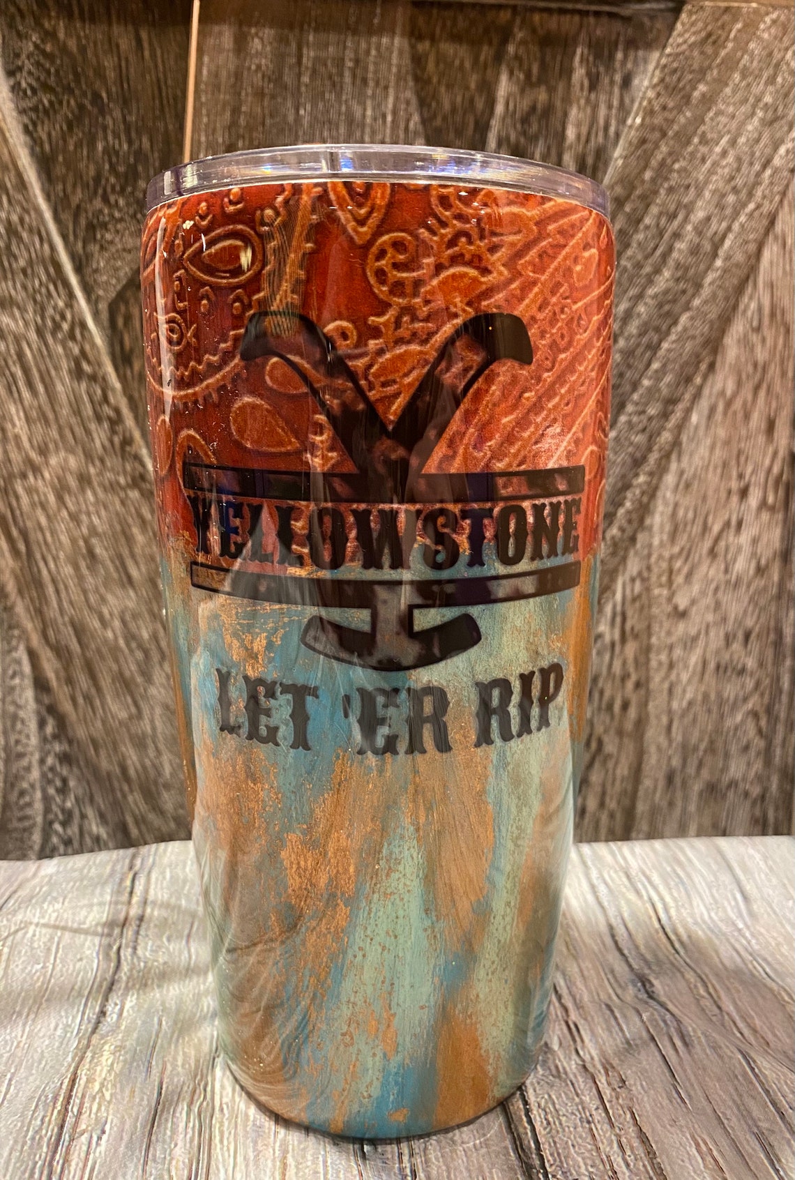 Let Er Rip Yellowstone Tumbler | Etsy