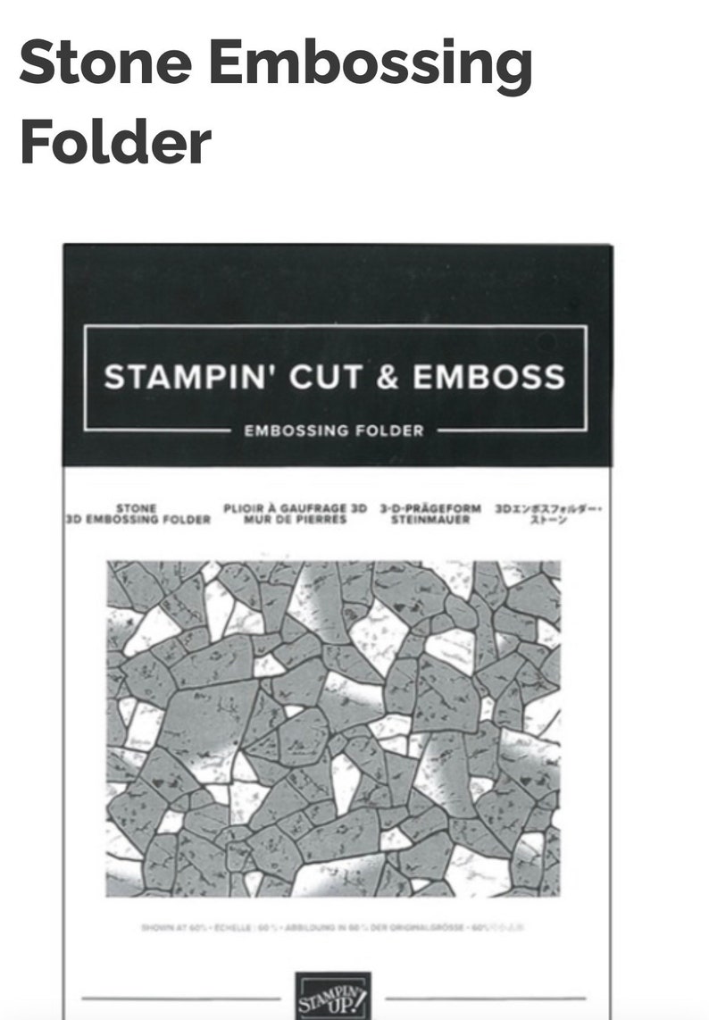 Stampin Up Retired Embossing Folders Brand New Etsy