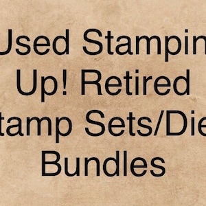 Stampin’ Up Retired Bundles schonend genutzt