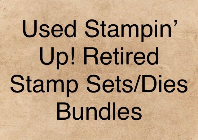 Stampin’ Up Retired Bundles Gently Used