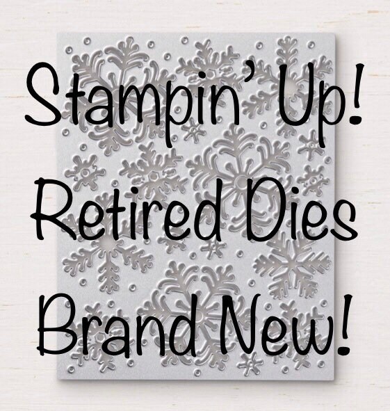 Stampin Up Retired Dies Brand New Etsy