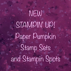 Paper Pumpkin Stamp Sets and Stampin Spots