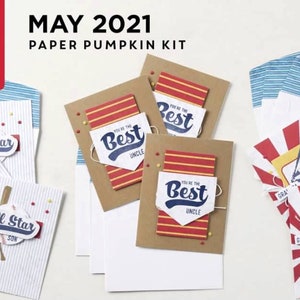 Stampin' Up! Batter Up Mai 2021 Citrouille en papier