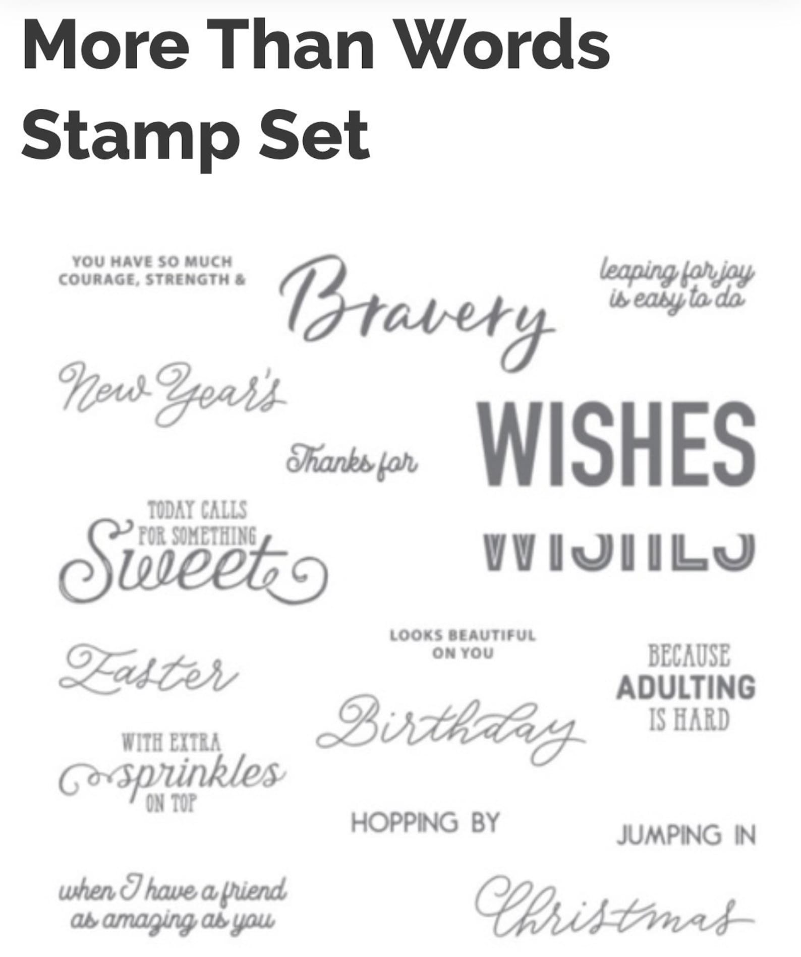 Stampin Up Brand New Retired Stamp Sets Etsy