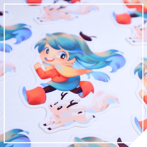 Hilda and Twig // 3in Matte Vinyl Sticker