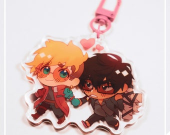 INTERNATIONAL ONLY // Vash + Wolfwood // 3in Acrylic Charm