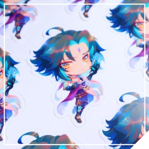 Chibi Xiao // 3in Matte Vinyl Sticker