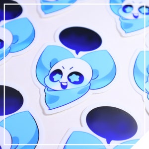 F BOMB Blueberry Sans // 3in Matte Vinyl Sticker