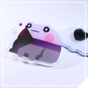 Demisexual Pride Frog // 2in Acrylic Pin