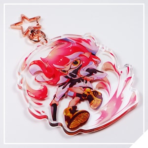 Splatoon 2 Inkling // 3in Acrylic Charm