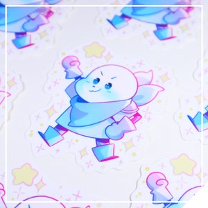Underswap Sans // 3in Matte Vinyl Sticker