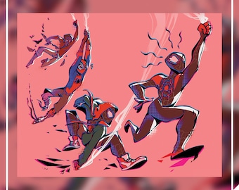 INTERNATIONAL ONLY // Miles Morales // 8x10in Matte Art Print