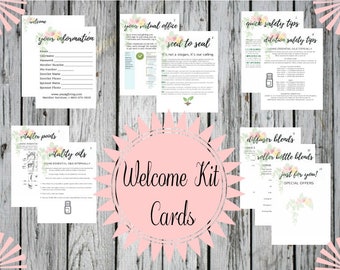 Young Living 2019 Welcome Kit Cards, Printable, PDF,  INSTANT DOWNLOAD