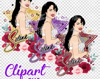 Selena Clipart Etsy
