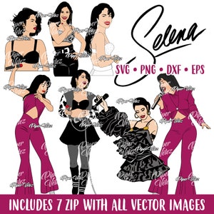 Selena Quintanilla Collection SVG EPS DXF