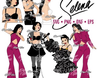 Selena Quintanilla Collection SVG EPS DXF