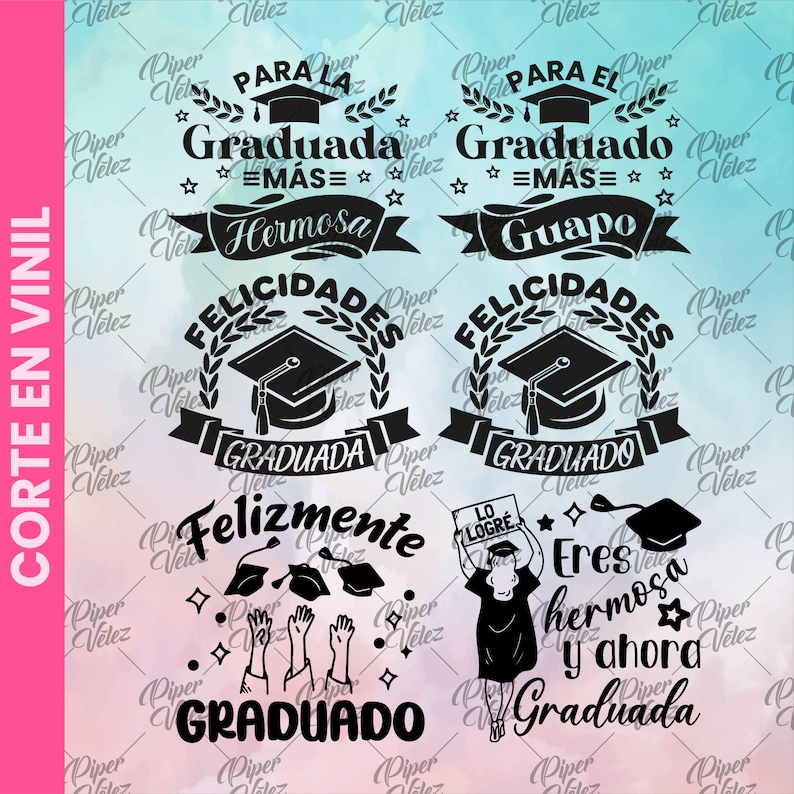 Vector Graduando Vectores para graduación - SVG Graduaciones - Vectores para corte ...