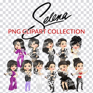 Selena Quintanilla PNG Clipart Collectionoriginal - Etsy