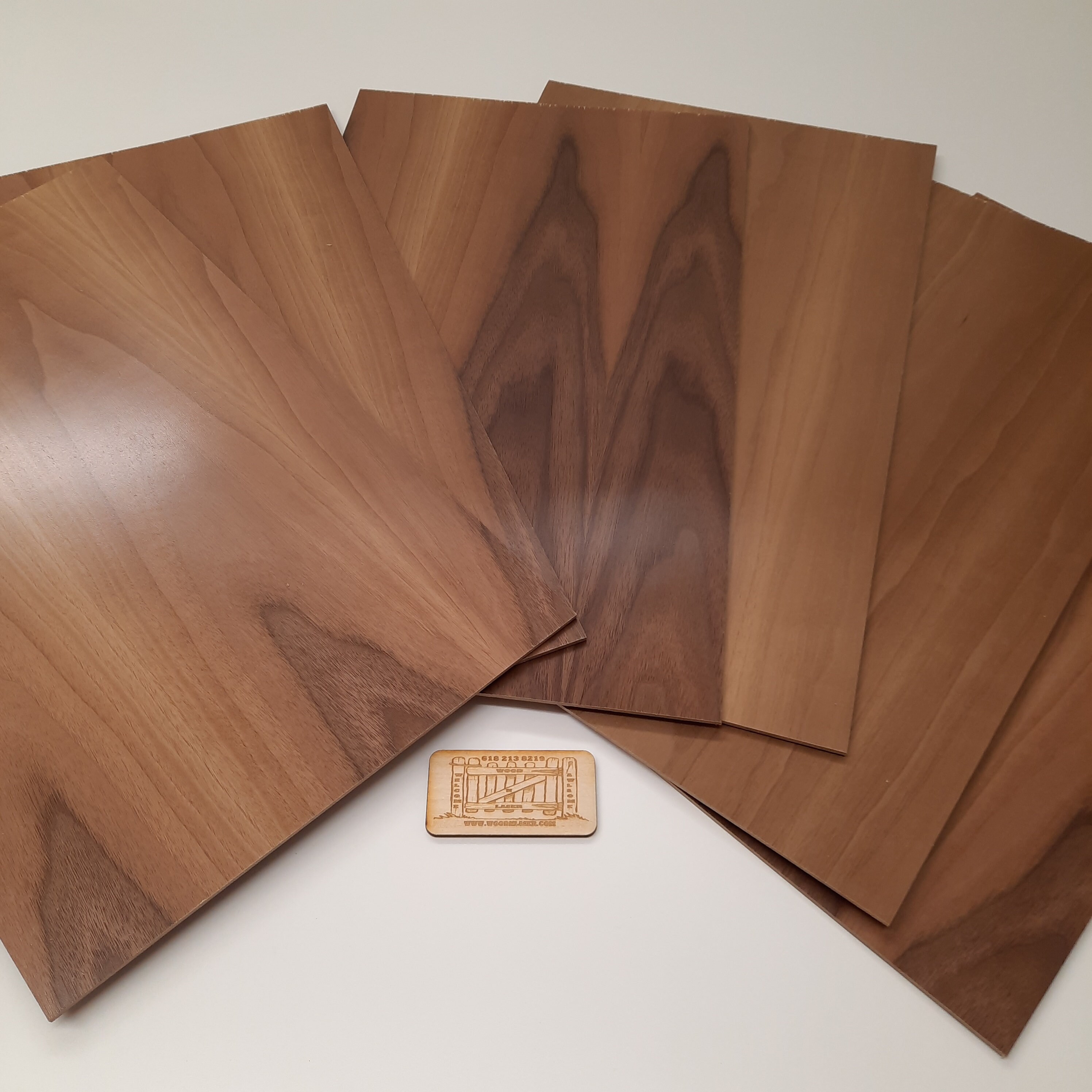 1/8 Walnut Plywood 10 pack MDF Core Hardwood Plywood Etsy