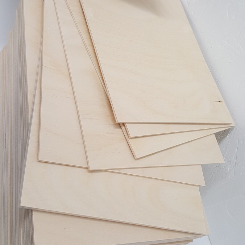 44 Pieces 81/2x11 Baltic Birch Plywood. 1/8 Etsy