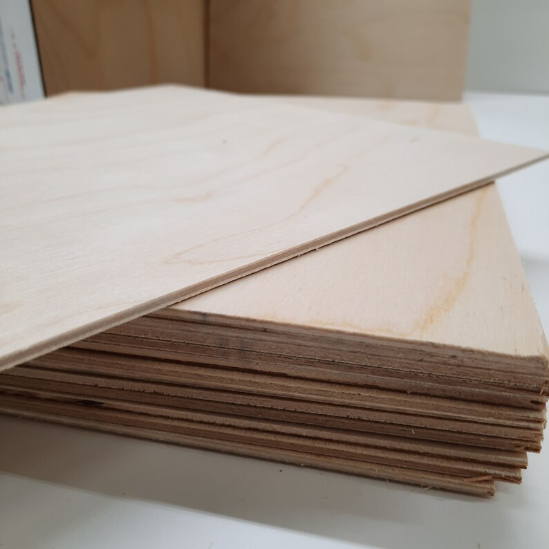 44 pieces 9x12 Baltic Birch Plywood. 1/8 3mm Etsy